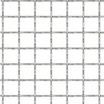 vidaXL Wellengitter Edelstahl 100x85 cm 21x21x2,5 mm - Silber