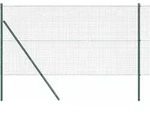 vidaXL Ground Fix Geschwei&szlig;ter Drahtzaun 25 x 1 m (B x H) - Gr&uuml;n