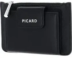 PICARD Leder Geldb&ouml;rse Embrace 1 Wallet Schwarz - Schwarz
