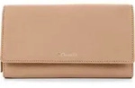 Tamaris Amanda Geldb&ouml;rse Leder 18 cm - Hellbraun
