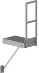 Hymer Erweiterungspodest aus Gitterrost Stahl verzinkt 1x0,5m