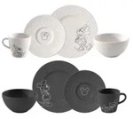 Villeroy & Boch Disney, 2 Person(en), Porzellan, Schwarz, Wei&szlig;, 15,4 cm, Manufacture