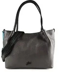 Gabs Lilly Shopper Tasche S Leder 28 cm - Dunkelgrau