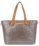 Fritzi aus Preu&szlig;en Schultertasche Cloud Shopper Big Limited Painted Straw Nut bronze
