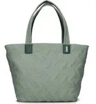 Zwei Cleo Shopper Tasche 42 cm - Gr&uuml;n