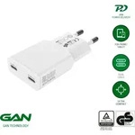 4smarts Netzladeger&auml;t PDPlug Slim Dual 30W GaN 2C, wei&szlig; - Wei&szlig;