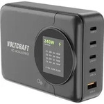 Voltcraft UC-4C1A240W01 USB Ladestation USB-C USB-A PD 3.0 Schwarz Innenbereich