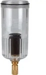Riegler Polycarbonatbeh&auml;lter, inkl. O-Ring, vollautom. Ablassventil, BG 3