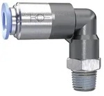 Riegler L-Steckverschraubung &raquo;Blaue Serie&laquo; selbstabsperrend, R 3/8 au&szlig;en, &Oslash;...