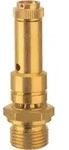 Riegler Sicherheitsventil DN 8, Messing, G 1/4, Ansprechdruck 0,9 bar