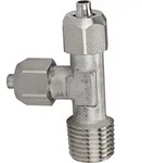 Riegler L-Einschraubverschraubung, R 1/8 a., f&uuml;r Schlauch 6/4, ES 1.4404