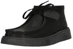 CLARKS Schn&uuml;rschuh Torview High mit klobiger Statement-Laufsohle 1216 Black Leather