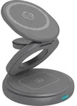 ICY BOX IB-SH101-CH, 3 in 1 klappbarer St&auml;nder mit kabelloser Ladefunktion,