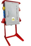 Baustromverteiler mit St&auml;nder OS-S/FI SET 2x32A 1x16A 8x230V Doktorvolt