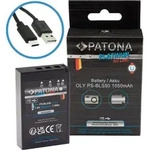 PATONA 1415, Ladestation, Schwarz, Olympus E-450, E-P7, E‐P3 OM System OM-5...