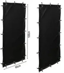 Wetterschutz Set Seitlich 66 x 108 cm, 2 Seiten f&uuml;r Kaminholzregal T/H 70 x...