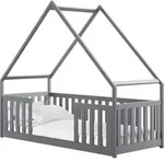 MIRJAN24 Kinderbett mit schubladen Bee, Hausbett, Lattenrost Flex aus...