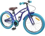 vidaXL Kinderfahrrad 20 Zoll f&uuml;r 6-11 Jahre alt Dunkelblau - Blau