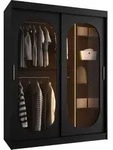MIRJAN24 Kleiderschrank Bahrajn 150, Schwebet&uuml;renschrank, Garderobe (Farbe:...