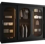 MIRJAN24 Kleiderschrank Bahrajn 250, Schwebet&uuml;renschrank, Garderobe (Farbe:...