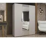 MIRJAN24 Kleiderschrank Malaga 150 mit Spiegel, Kleiderschrank, Garderobe...