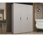 MIRJAN24 Kleiderschrank Malaga 150, Kleiderschrank, Garderobe (Farbe: Cashmere,
