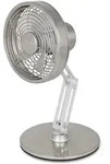 Unold STEEL FLEX Akku Ventilator 86705 | leise & kabellos &ndash; Tischventilator aus