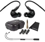 Mackie In-Ear Kopfh&ouml;rer MP-120 mit Bluetooth-Adapter und Tuch - Schwarz