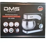 DMS K&uuml;chenmaschine Knetmaschine Farbe: Schwarz, 6 Liter, 1600 W, R&uuml;hren KM-1600B -
