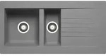 PYRAMIS Sp&uuml;le SIROKO (100x50) GRAU aus Fibertek / SMC-Sp&uuml;le / Fiberglassp&uuml;le /