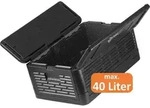 Mahlzeit Thermobox faltbar, 60 x 40 x 25,5 cm, 40 L, Schwarz, Styroporbox f&uuml;r...