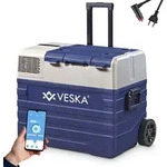 Kompressor K&uuml;hlbox elektrisch, K&uuml;hltruhe mit APP-Steuerung, USB-Anschluss,