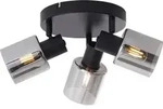 QAZQA - Moderne Deckenleuchte I Deckenlampe I Lampe I Leuchte schwarz mit...