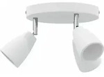 vidaXL Deckenstrahler mit Strahlern Wei&szlig; 19 x 19 x 14,5 cm Metall - Wei&szlig;