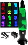 Lavalampe 'CTL Funky LED' 40cm RGB Wasser & Wachs: Klar, Body: schwarz