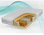 MKS MEBLE Rollmatratze TENE, Taschenfederkernmatratze H3, Matratze mit Latex 4...