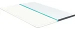 vidaXL Boxspringbett-Matratzenauflage 200 x 140 x 5 cm Mittelweich - Grau/Wei&szlig;