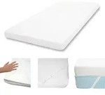 10cm Memoryfoam-Matratzentopper HWC-E63, Topper Matratzenauflage Matratzenschoner