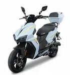 Motorroller Matador A7, 125ccm 85 km/h, Euro 5+, oceanblue mit Top Case GT Union -