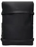 Rains Damen Wasserdichter Tagesrucksack Schwarz - Schwarz