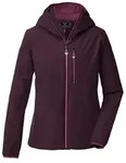 Killtec Funktionsjacke mit Kapuze f&uuml;r Damen wasserdicht, Farbe:Weinrot, Gr&ouml;&szlig;e:38 -