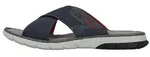 Rieker Herren Pantolette sportlich mit Kreuzbandage aus Textil 25250,...