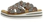 Rieker V02R890 V02 Pantolette Rosa in Gr. 36 - Silber - 36