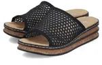 Rieker FSK Damen Sandalen Pantoletten schwarz 36 - Schwarz - 36
