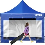 VEVOR Pavillon faltbar 3x3m Faltpavillon 240g PVC-beschichtetes Polyester