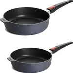 Woll "Diamond Lite" Pfannenset 2-tlg. Schmorpfannen &Oslash; 28 cm & 24 cm, mit abnehmbarem
