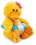 Nici Ente Pooline Teddy 35 Cm Gelb Kinder Gelb One Size - Gelb