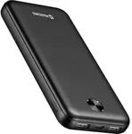 Swissten, Externer Akku 10000mAh 10.5W mit Doppel-USB-Anschluss LED-Anzeige,...