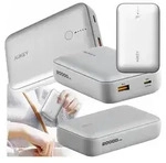 Aukey Powerbank Spark Mini 20000mAh 20W USB-C/USB-A wei&szlig; - Silber