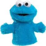 Sesamstrasse Handpuppe Kr&uuml;melmonster